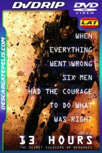13 Horas. Los soldados secretos de Bengasi 2016 DVDrip Latino