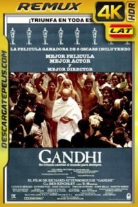 Gandhi (1982) 4k BDRemux HDR Latino – Ingles
