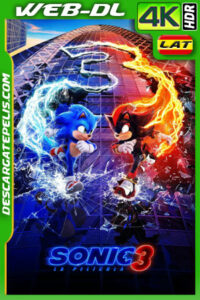 Sonic 3: La película (2024) 4K HDR Latino