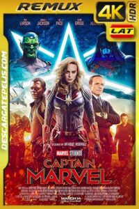 Captain Marvel 2019 4K BDRemux HDR Latino – Inglés